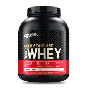Proteina Gold Standard 100% Whey 5 Lb Cookies And Cream Optimum