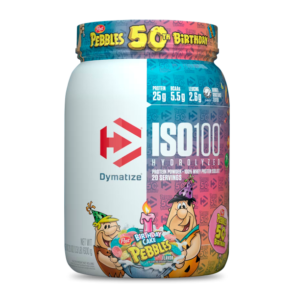 Proteina ISO 100 1.4 Lb Birthday Cake Pebbles Dymatize