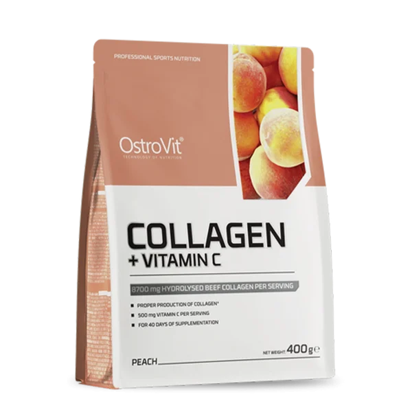 Colageno Vitamina C 400 G Peach Ostrovit