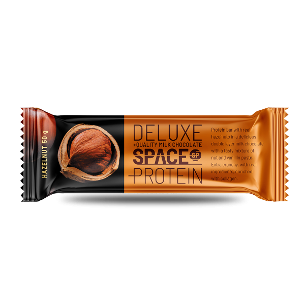 Barra Proteina Deluxe 50 G Hazelnut Space Protein