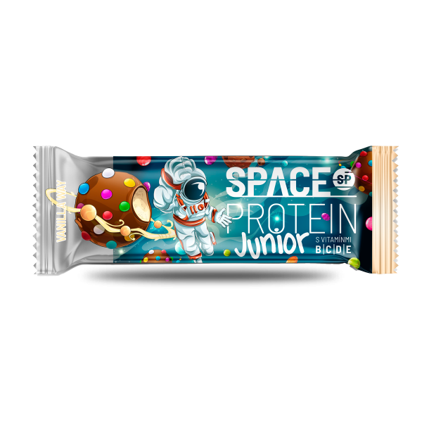 Barra Proteina Junior 30 G Vanilla Space Protein
