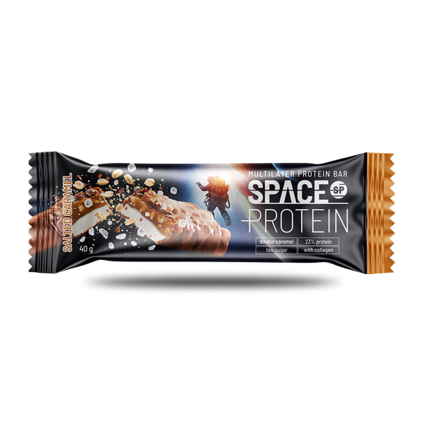 Barra Proteina Multilayer 40 G Salted Caramel Space Protein