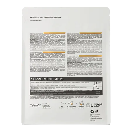 Creatina 300 G Orange Ostrovit - Imagen 3