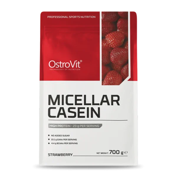 Caseina Micelar 700 G Strawberry Ostrovit - Imagen 2