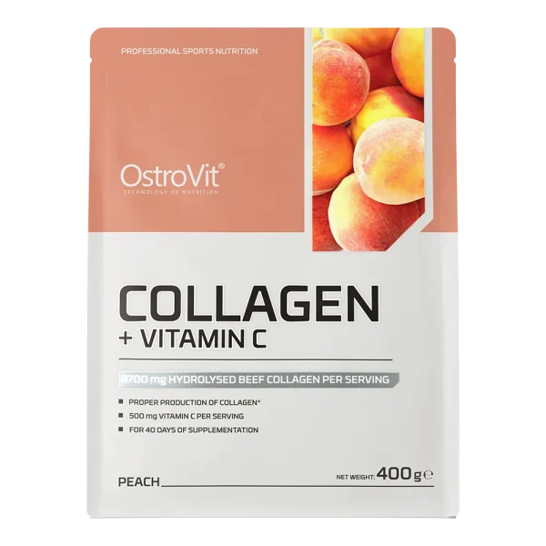 Colageno Vitamina C 400 G Peach Ostrovit - Imagen 2