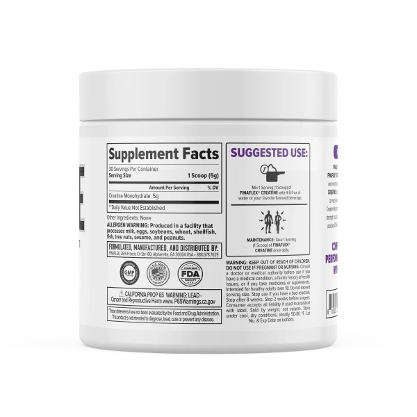 Creatina 150 G Sin Sabor Finaflex - Imagen 3