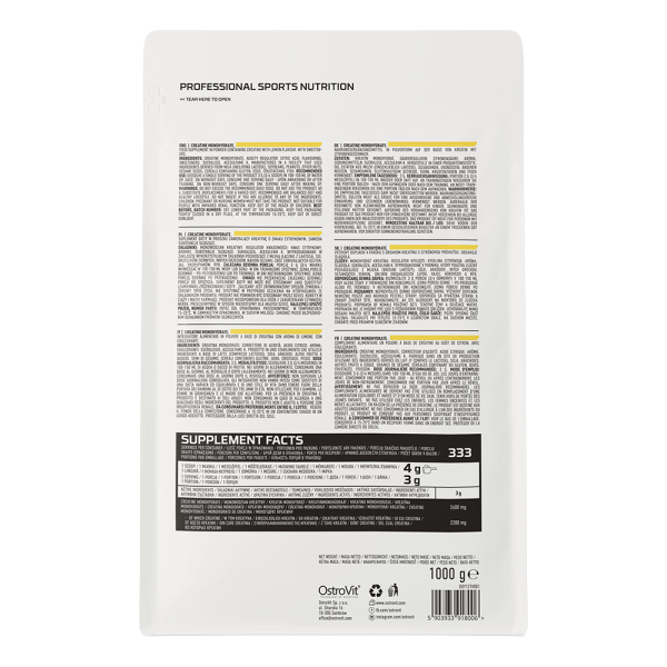 Creatina 1000 G Lemon Ostrovit - Imagen 3