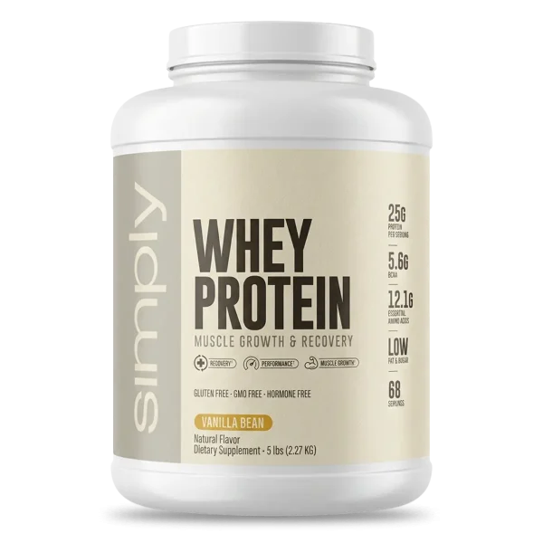 Proteina 100% Whey 5 Lb Vanilla Simply