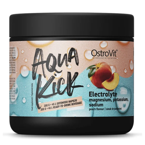 Electrolito Aqua Kick 300 G Peach Ostrovit