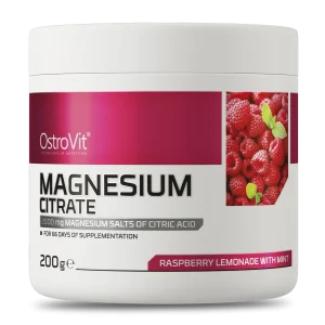 Vitamina Magnesio Citrato 200 G Raspberry Lemonade With Mint Ostrovit