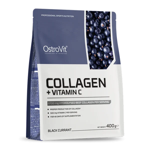 Colageno Vitamina C 400 G Black Currant Ostrovit