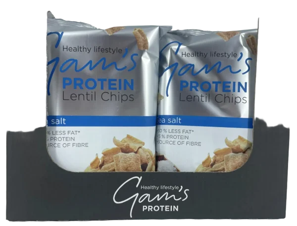 Snack Chips De Lenteja Proteica 65 G Sea Salt Gams - Imagen 4