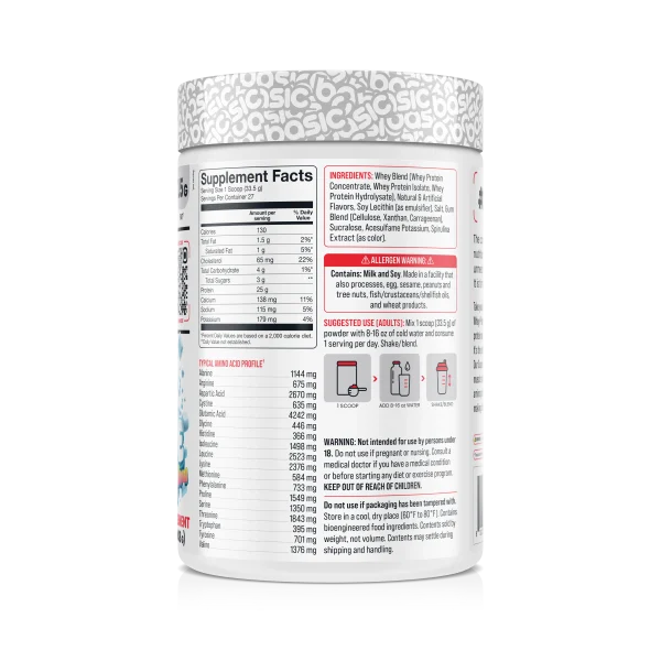 Proteina Whey 2 Lb Blue Marshmallow Basic - Imagen 2