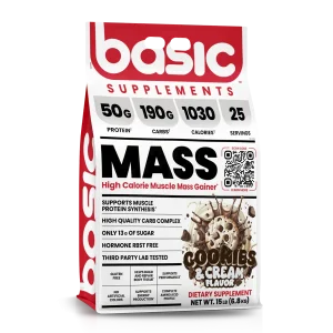 Gainer Mass 15 Lb Cookies And Cream Basic