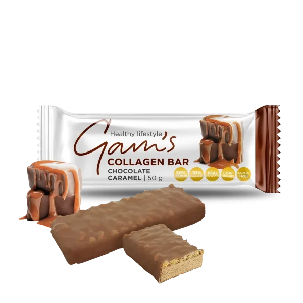 Barra Proteina Collagen 50 G Chocolate Gams