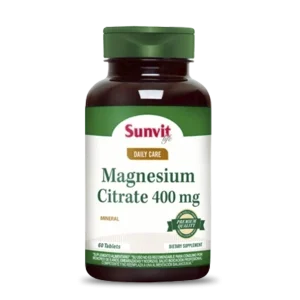 Vitamina Magnesio Citrato 400Mg 60 Tabs Sunvit
