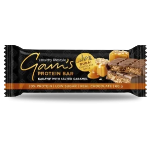 Barra Proteina Estilo Chocolate Dubai 60 G Salted Caramel Gams