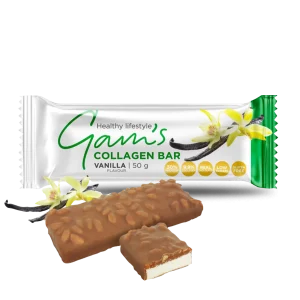 Barra Proteina Collagen 50 G Vanilla Gams