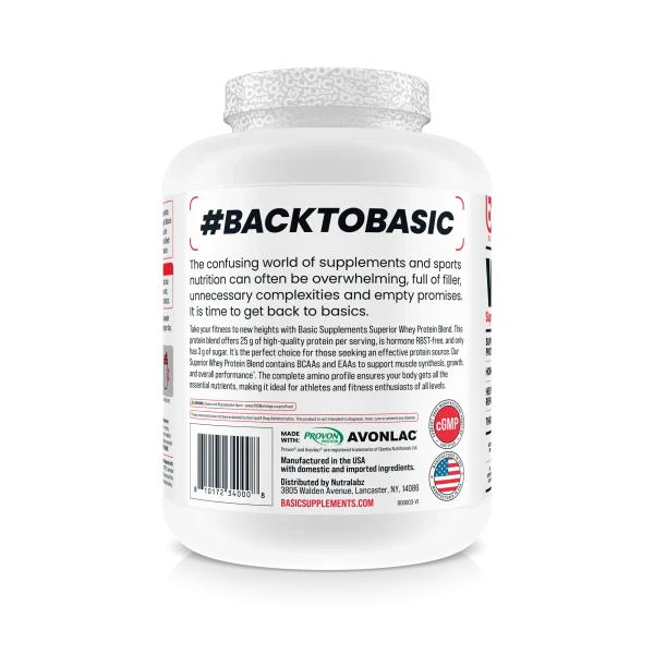 PROTEINA WHEY 5 LB BERRY SHORTCAKE BASIC - Imagen 3