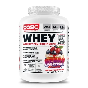 PROTEINA WHEY 5 LB BERRY SHORTCAKE BASIC