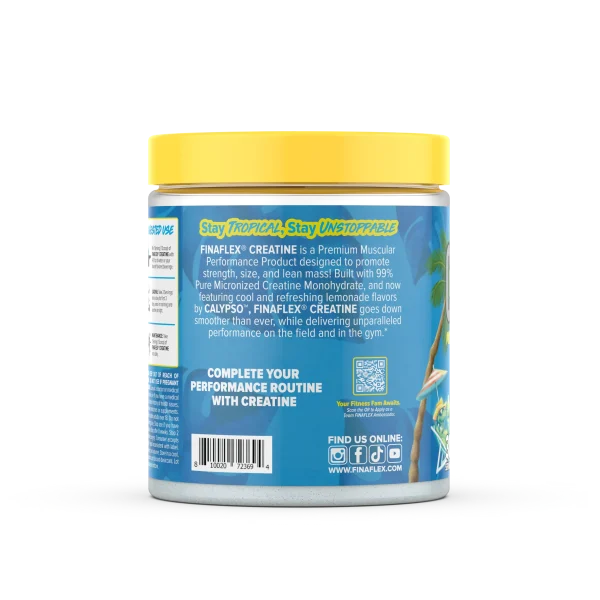 CREATINA CALYPSO 211 G OCEAN BLUE LEMONADE FINAFLEX - Imagen 2