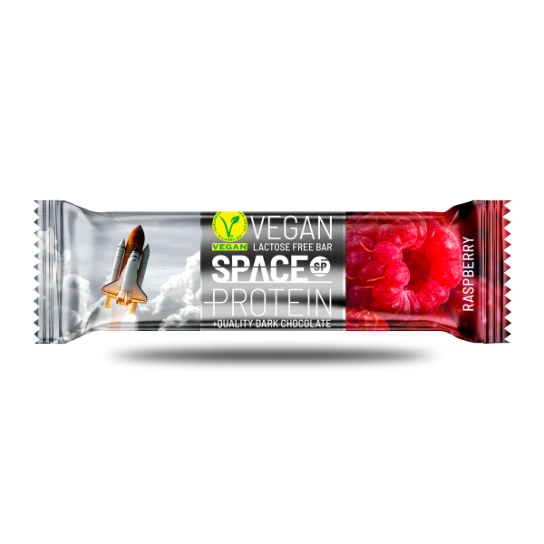 Barra Proteina Vegan 40 G Raspberry Space Protein