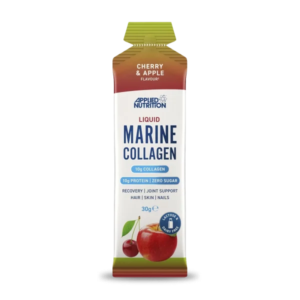 COLAGENO MARINO LIQUIDO 30 G x 10 SACHET CHERRY APPLE Applied Nutrition - Imagen 2