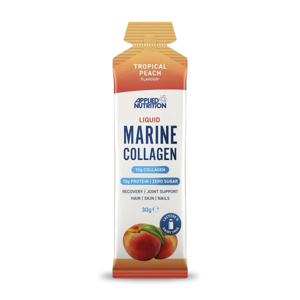 COLAGENO MARINO LIQUIDO 30 G x 10 SACHET TROPICAL PEACH Applied Nutrition - Imagen 2