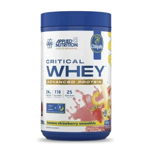 PROTEINA CRITICAL WHEY 825 G CHIQUITA BANANA STRAWBERRY SMOOTHIE Applied Nutrition