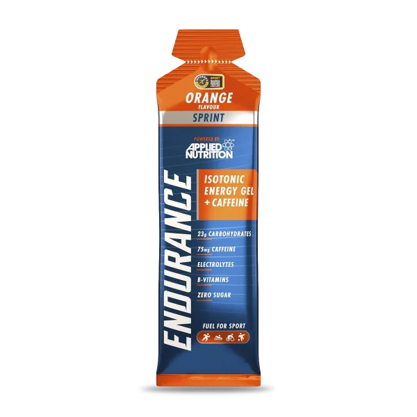 GEL SPRINT ISOTONIC ENERGY + CAFFEINE 60 ML ORANGE Applied Nutrition