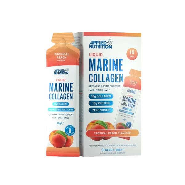 COLAGENO MARINO LIQUIDO 30 G x 10 SACHET TROPICAL PEACH Applied Nutrition