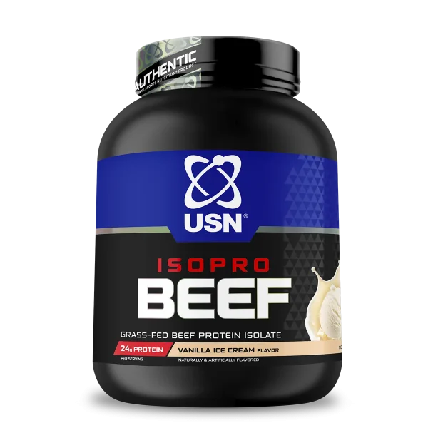 PROTEINA CARNE ISOPRO BEEF ISOLATE 5 LB VANILLA USN