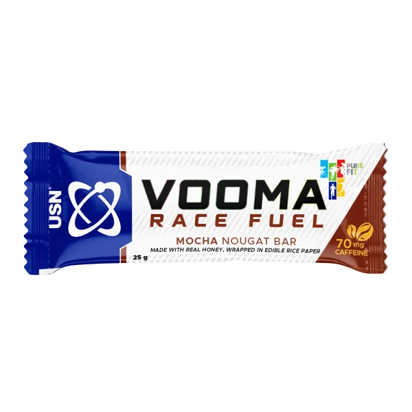 BARRA PROTEINA VOOMA NOUGAT 25 G MOCHA CAJA 30 UNIDADES USN - Imagen 2