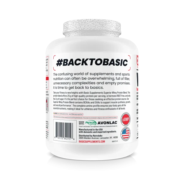 PROTEINA WHEY 5 LB MANGO CREAM BASIC - Imagen 3