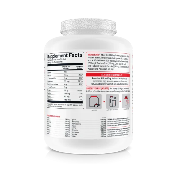 PROTEINA WHEY 5 LB MANGO CREAM BASIC - Imagen 2