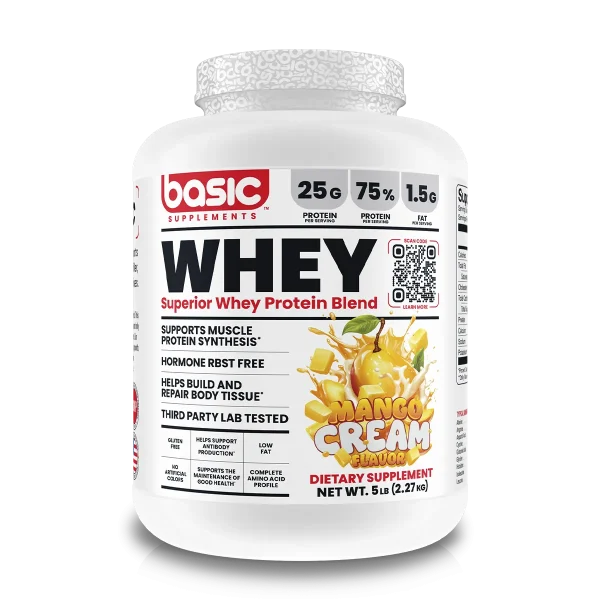 PROTEINA WHEY 5 LB MANGO CREAM BASIC