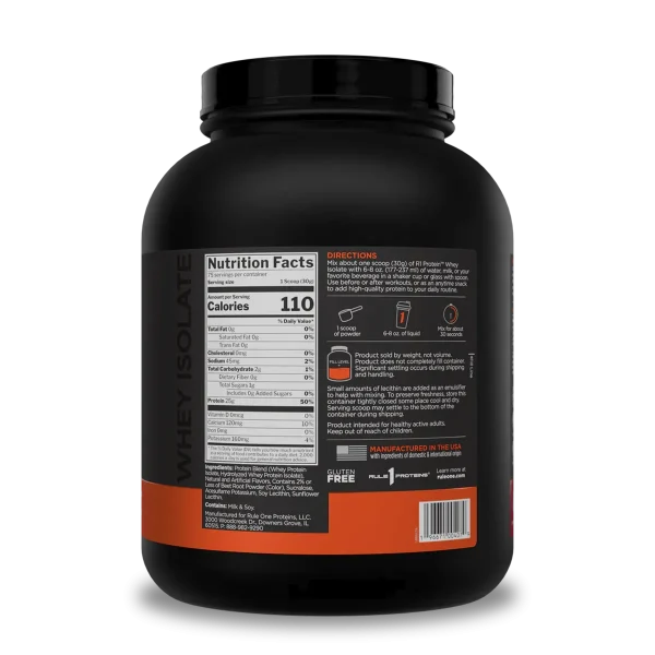 PROTEINA ISOLATE 5.03 LB STRAWBERRY AND CREME RULE1 - Imagen 2