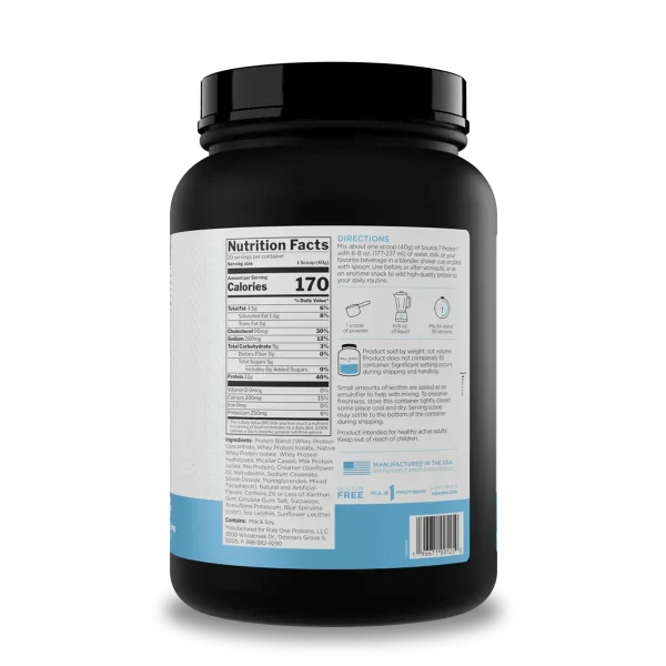 PROTEINA SOURCE 7 2.03 LB BIRTHDAY CAKE RULE1 - Imagen 2