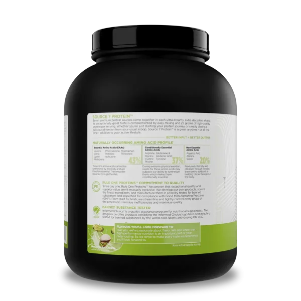 PROTEINA SOURCE 7 3.96 LB PISTACHIO RULE1 - Imagen 3