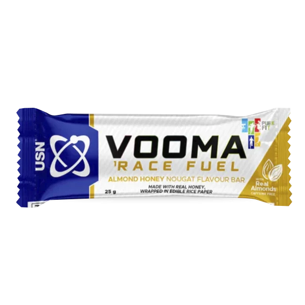 BARRA PROTEINA VOOMA 25 G HONEY & ALMOND NUGAT CAJA 30 UNIDADES USN - Imagen 2