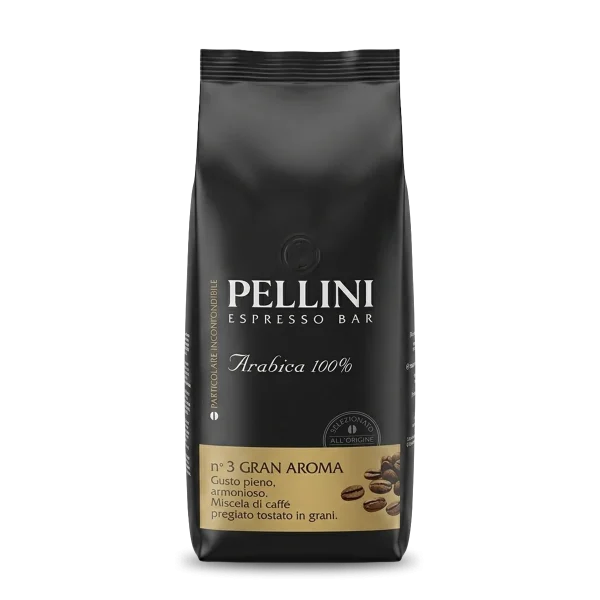 Gran Aroma Nº3 Café en Grano 1 kg Pellini