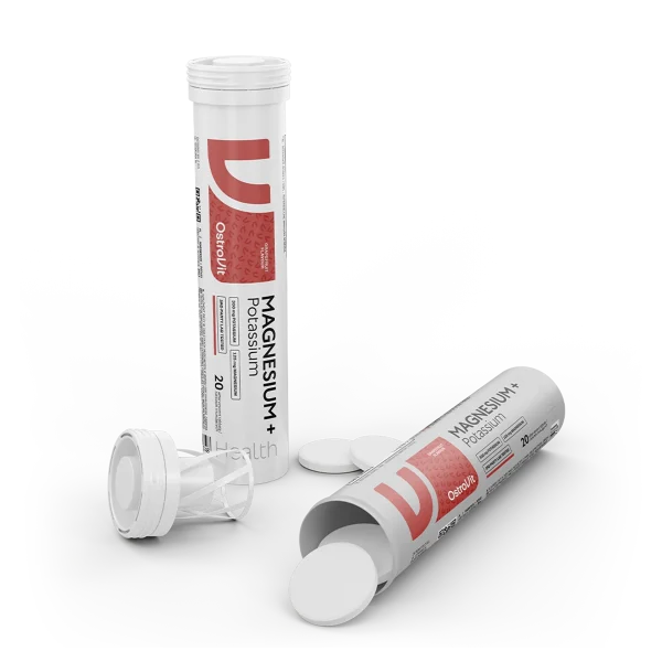 Vitamina Magnesio + Potasio Efervescente 20 Tabs Ostrovit - Imagen 2