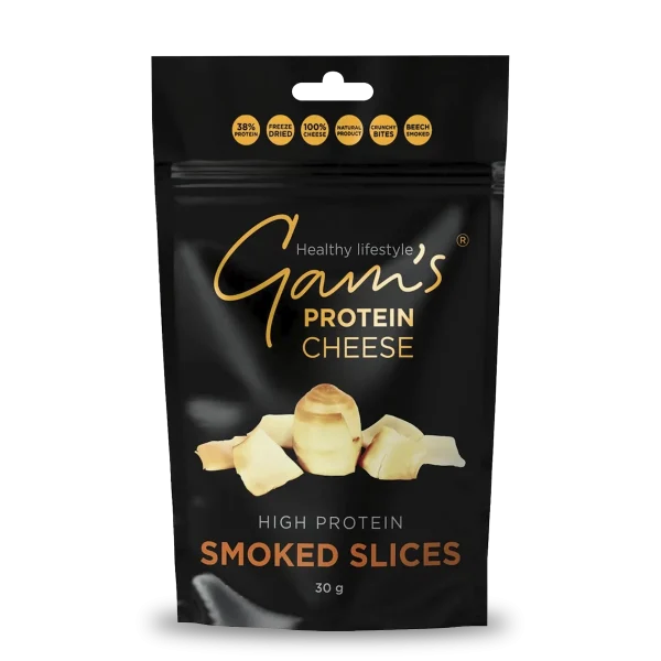 SNACK QUESO LIOFILIZADO LAMINADO AHUMADO 30 G GAMS