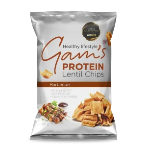 SNACK CHIPS DE LENTEJA PROTEICA 65 G BARBECUE GAMS