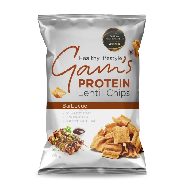 SNACK CHIPS DE LENTEJA PROTEICA 65 G BARBECUE GAMS