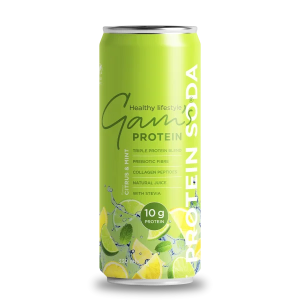 PROTEIN SODA 330 ML LEMON GAMS
