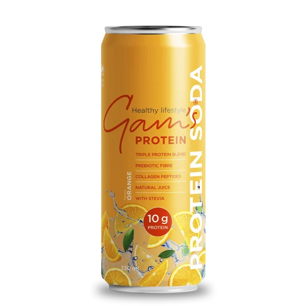 PROTEIN SODA 330 ML ORANGE GAMS