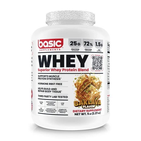 BASIC PROTEINA WHEY 5 LB BAKLAVA