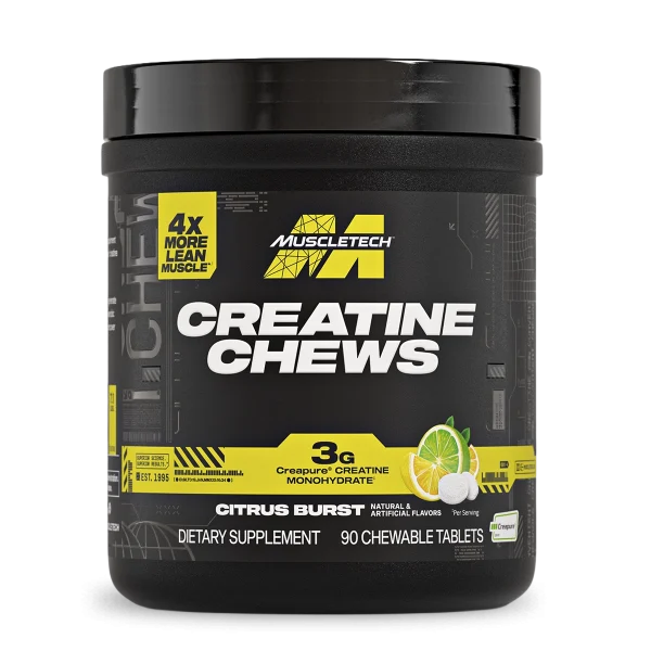 CREATINA CHEWS 90 TABS CITRUS BURST MUSCLETECH