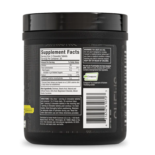 CREATINA CHEWS 90 TABS CITRUS BURST MUSCLETECH - Imagen 3